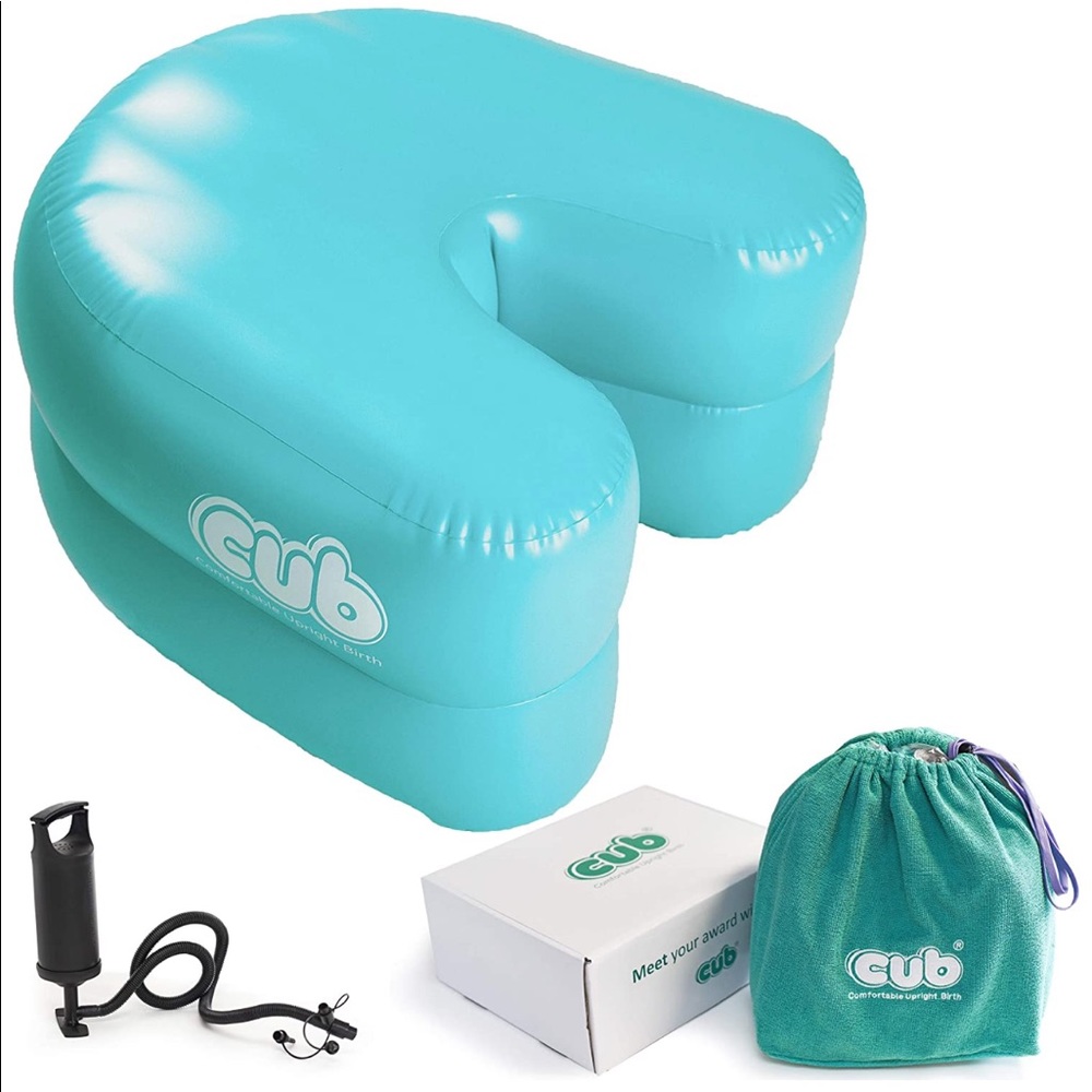 Turquoise Inflatable Cushion